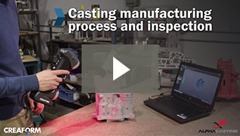 Aerospace casting manufacturing process and inspection