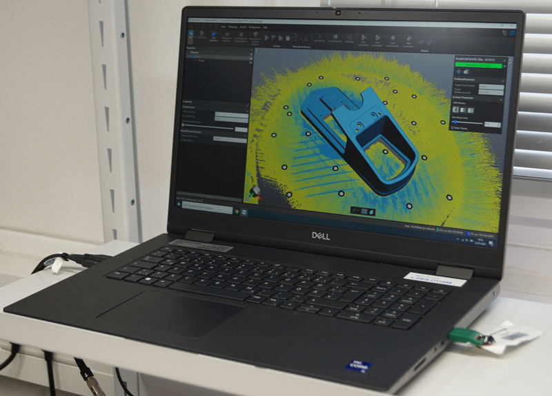 3D scanning software from Creaform is integrated into the 3D measurement solutions.