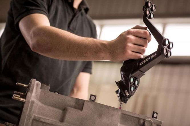 Inspection on the shop floor with a HandyPROBE Optical Portable CMM