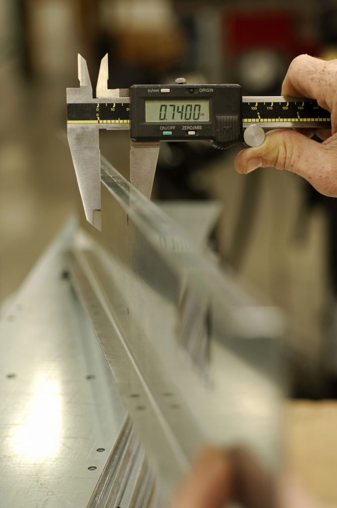 Micrometer tool used by a Quality Manager