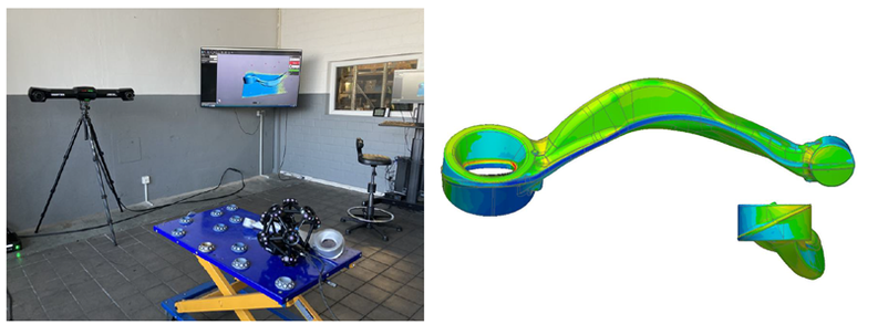 Software allows users to import 3D measurement data for direct comparisons, thanks to colormaps.