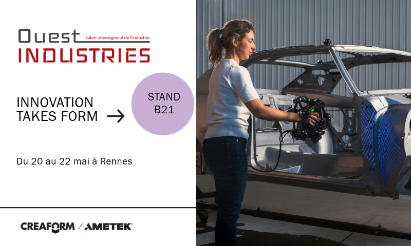 Creaform au salon Ouest Industries