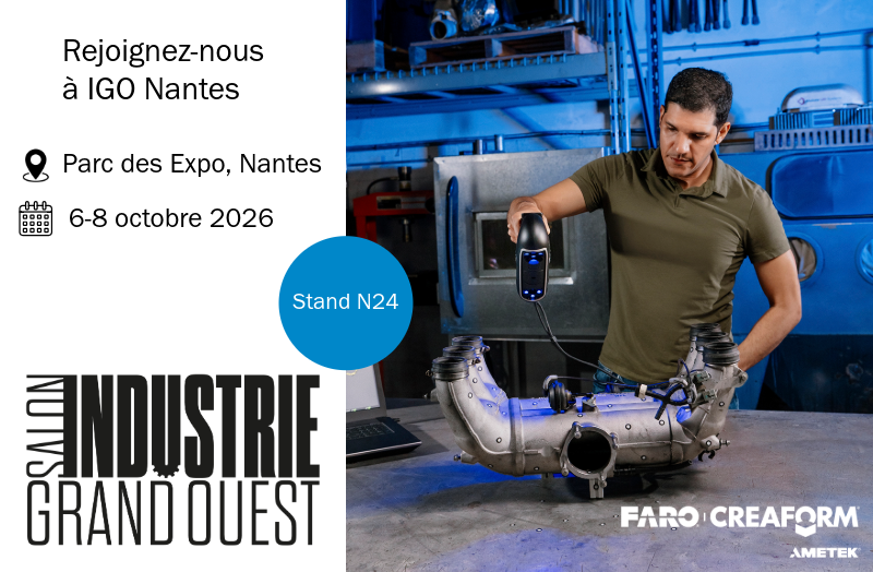FARO CREAFORM au salon Industrie Grand Ouest 2026 à Nantes