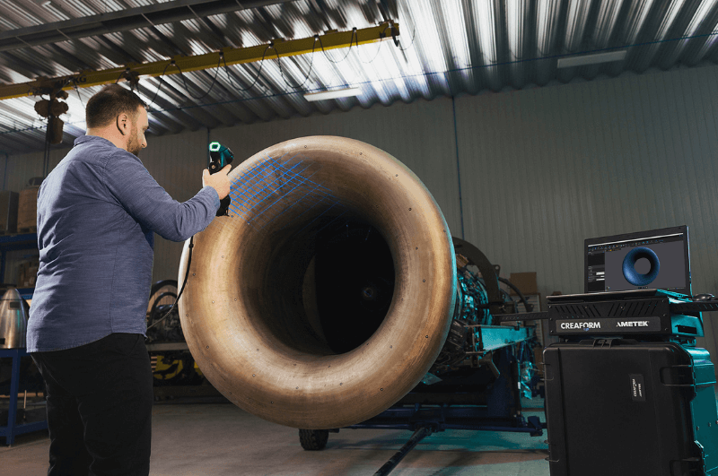 HandySCAN 3D BLACK scanning for quality control