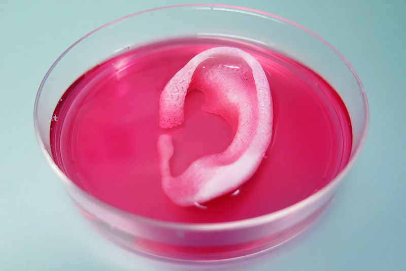 3D printed human ear
