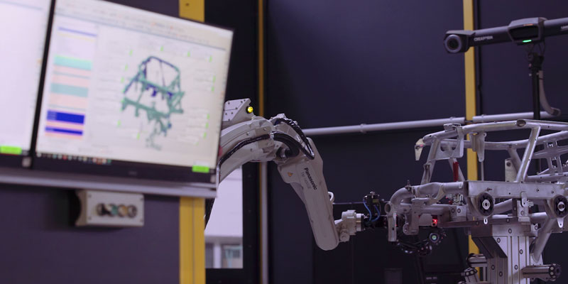 Foto: Walter Automobiltechnick: analisi dati di misurazioni 3D in tempo reale di un telaio di motocicletta