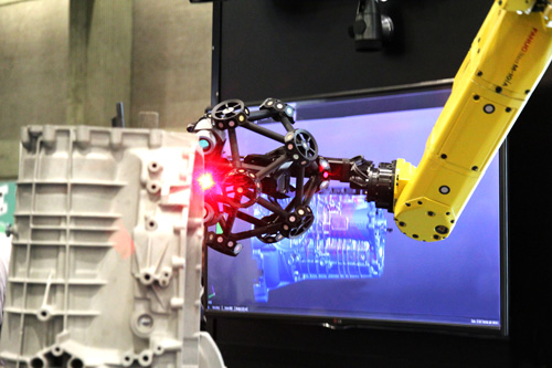 Metrology automation - Automated part inspection by a robot-mounted optical CMM