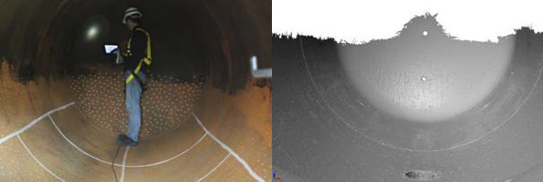 Corrosion measurement project conducted with the Creaform Pipecheck solution and the Handyscan 3D scanner