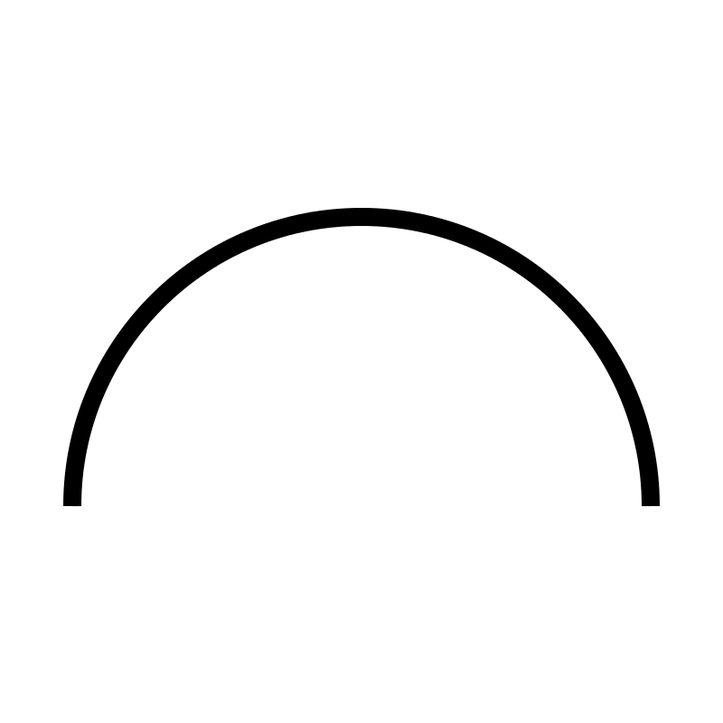 Symbol of profile of a line
