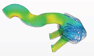 Intake Manifold Flow Simulation