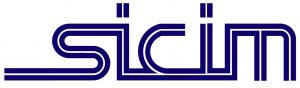 Logo dell’azienda di SICIM in blu scuro