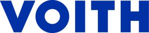 青色のVoith社のロゴ