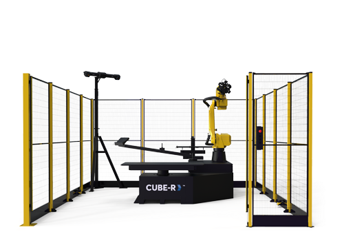 CUBE-R — Netz und Lichtvorhang