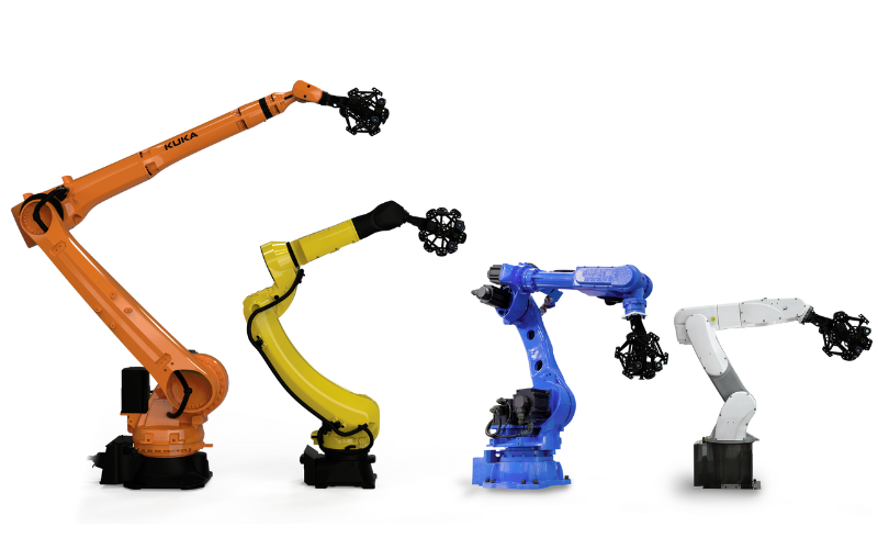 MetraSCAN 3D-R en robots industriales