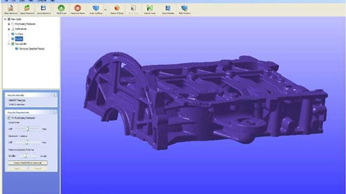 3Dスキャナーを活用した未加工の鋳造 / 鍛造の検査