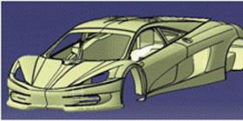 sport car body design