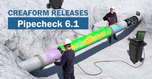 Creaform releases Pipecheck 6.1