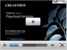 Pipecheck, the new NDT solution by Creaform for pipeline integrity assessment
